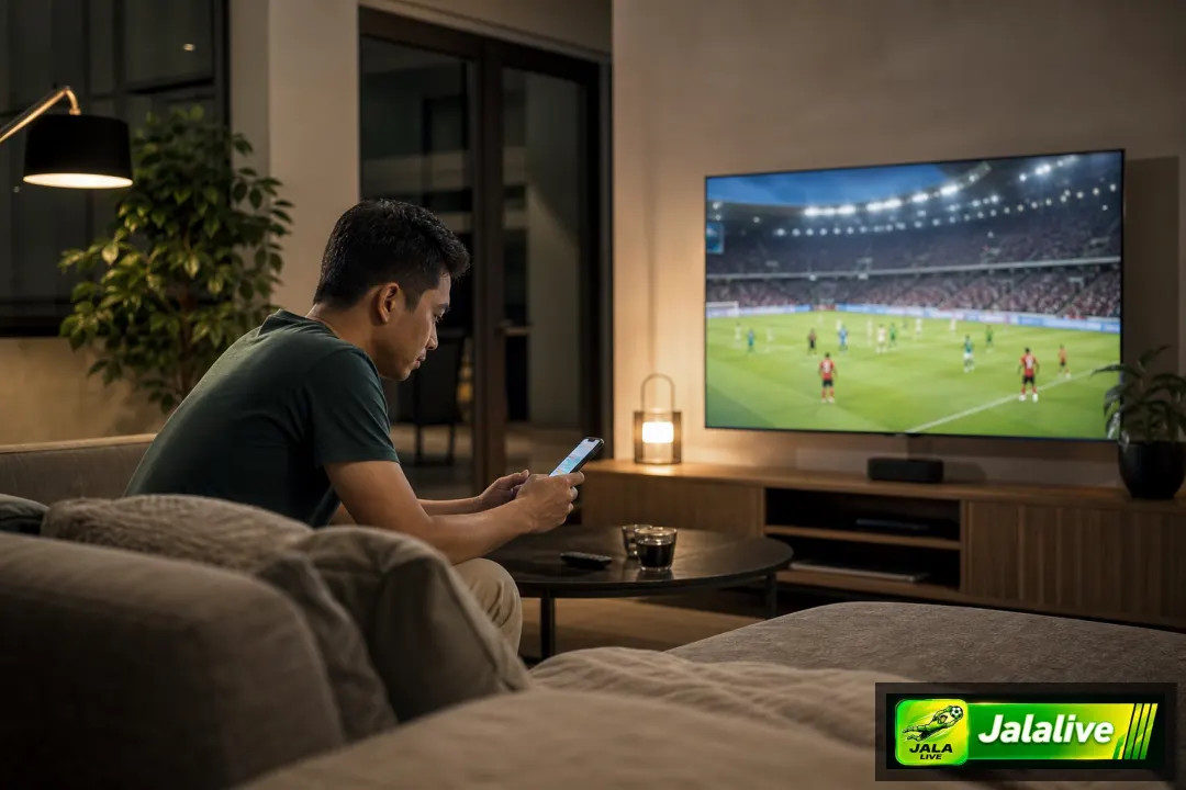 Ilustrasi sepak bola Jalalive